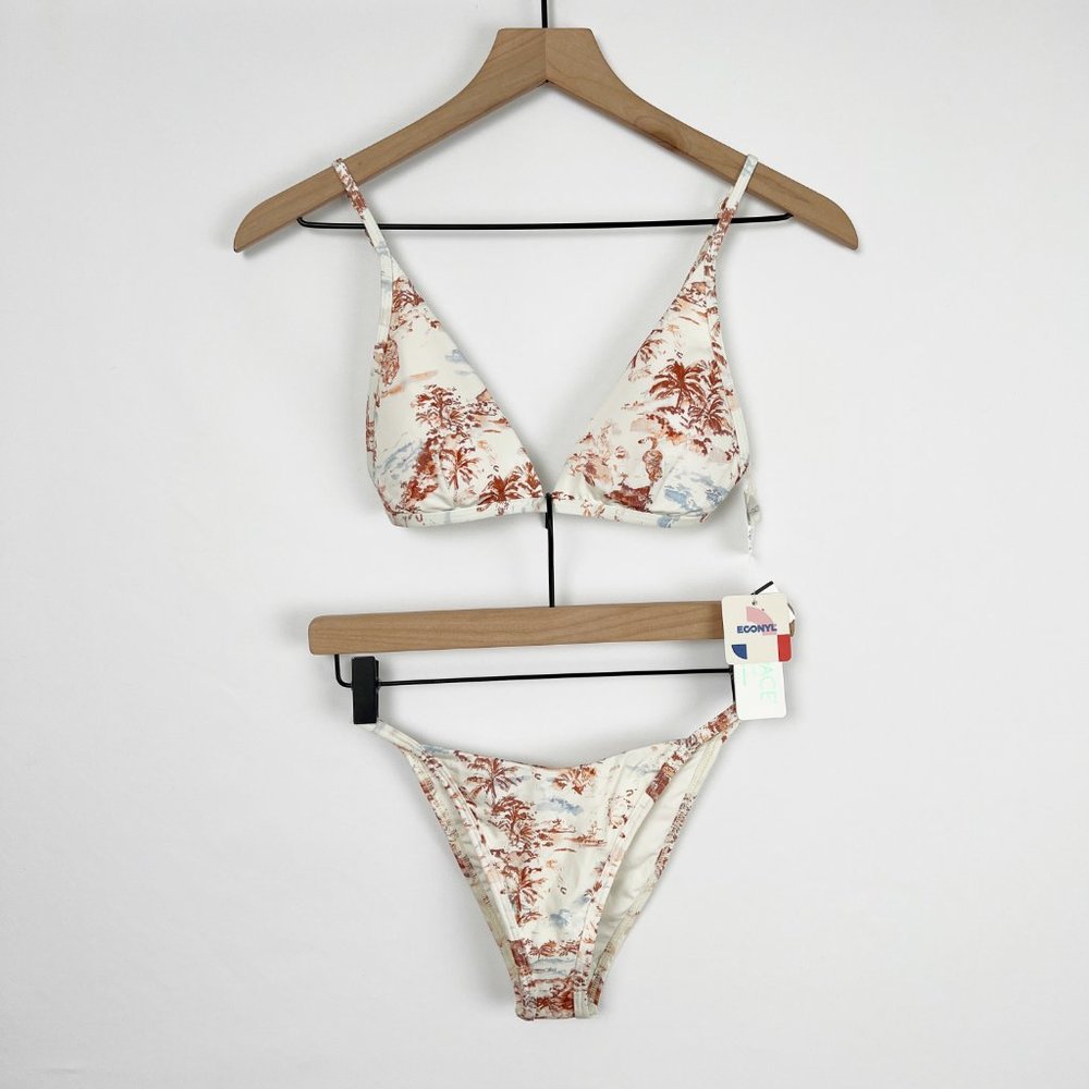 New L*Space Bikini Set Millie Triangle Top & Jay Bitsy Cheeky Bottoms Matching - Picture 6 of 16